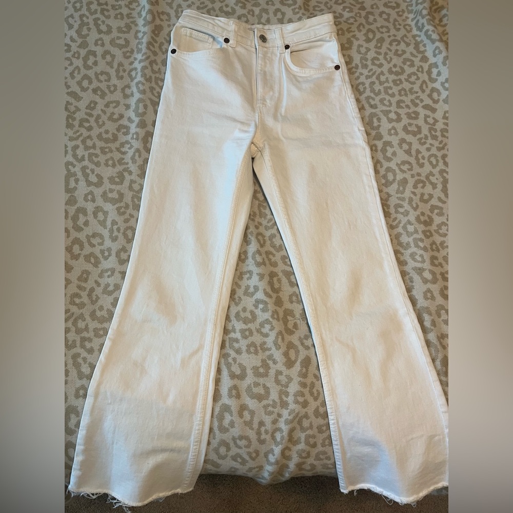 Zara White Jeans